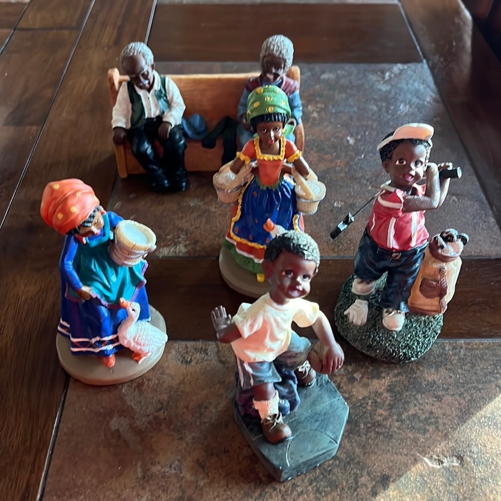 Black Americana vintage figurines